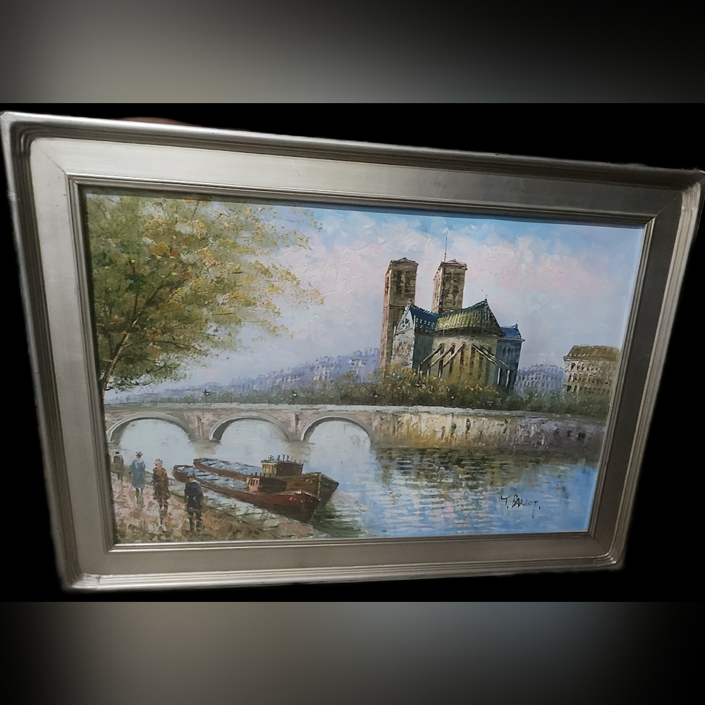 Signed Painting By J. Bardot